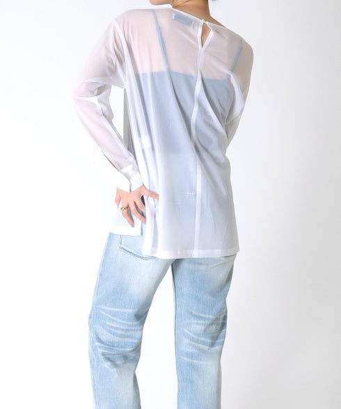 シアープルオーバーシャツ