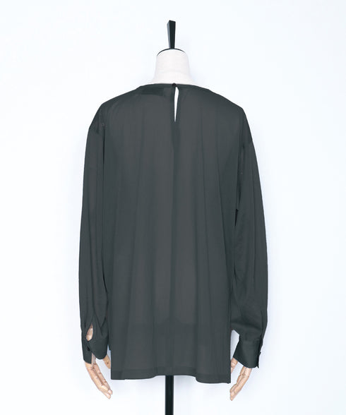 シアープルオーバーシャツ