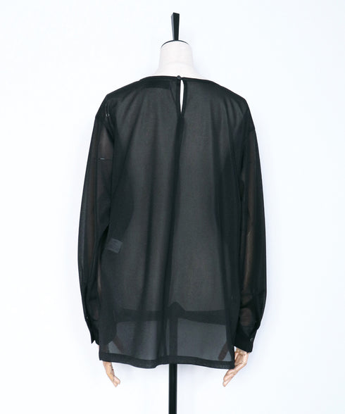 シアープルオーバーシャツ