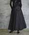 2WAYターンバックハイウエストマキシスカート