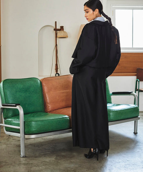 2WAYターンバックハイウエストワイドパンツ