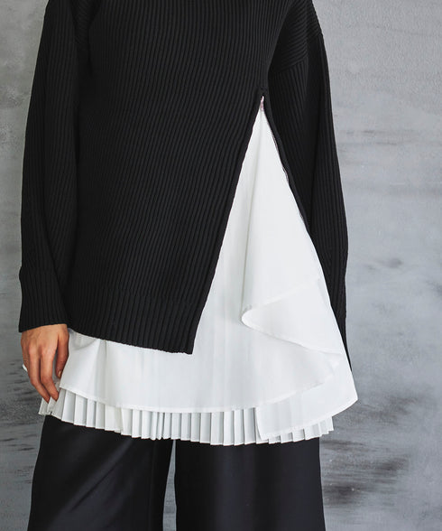 レイヤードプリーツキャミ