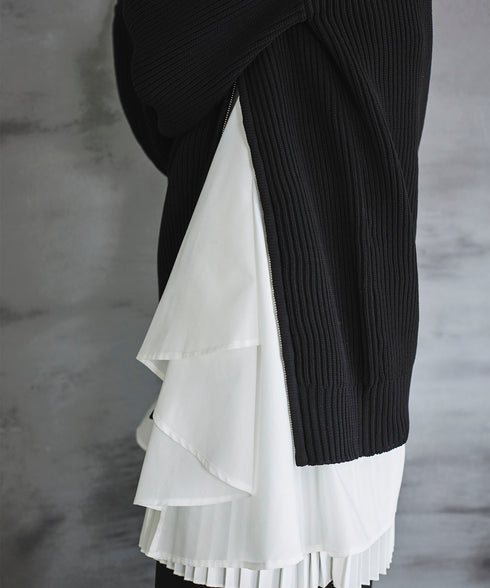 レイヤードプリーツキャミ