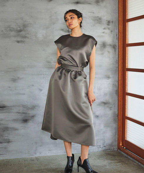 ヘビーサテンコクーントップス