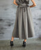 ヘビーサテンバックトレーンカットスカート