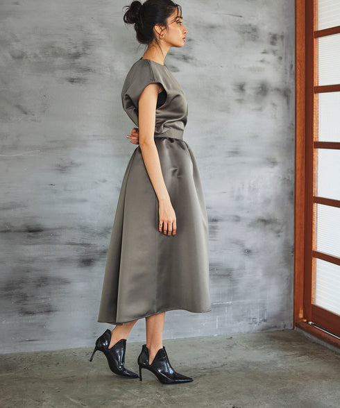 ヘビーサテンコクーントップス