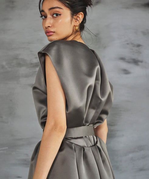 ヘビーサテンコクーントップス