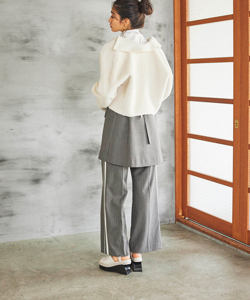 エコムートンリバーシブルショートジャケット