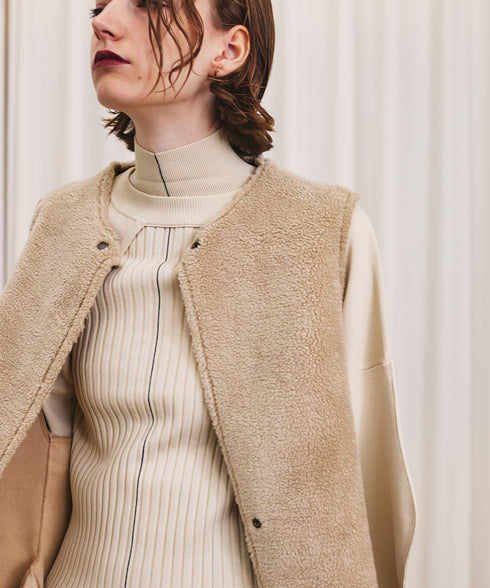 エコムートンロングジレ