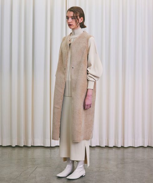 エコムートンロングジレ