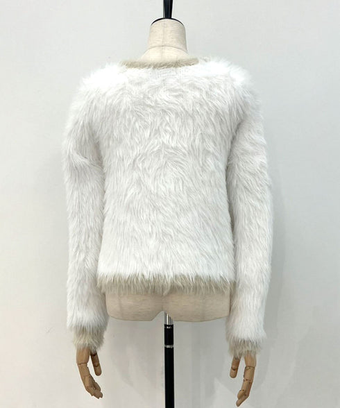 フェザーヤーンカーディガン