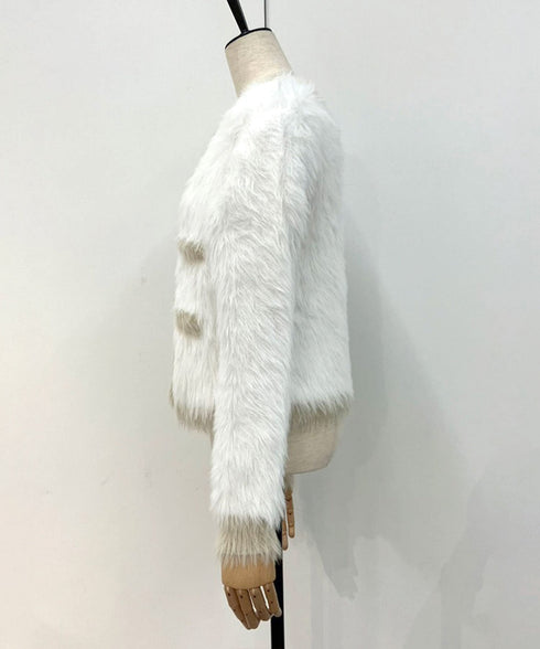 フェザーヤーンカーディガン