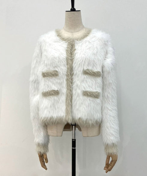 フェザーヤーンカーディガン