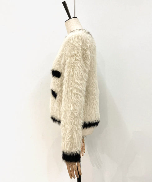 フェザーヤーンカーディガン