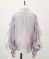 フリルスリーブ・シアーシャツ