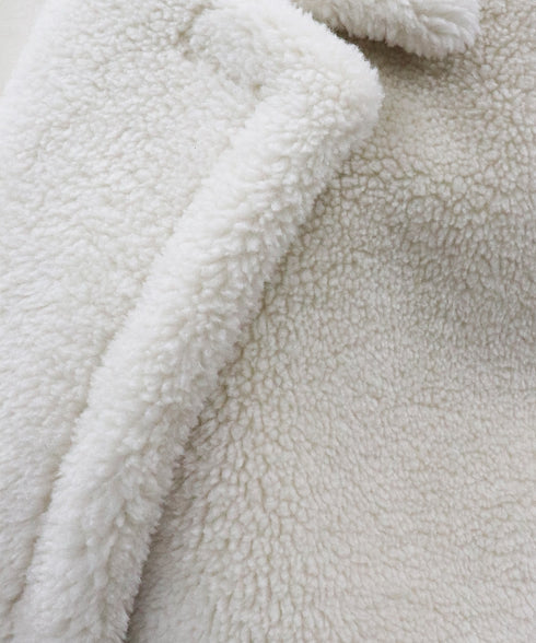 リバーシブル・フェイクムートンテーラードジレ