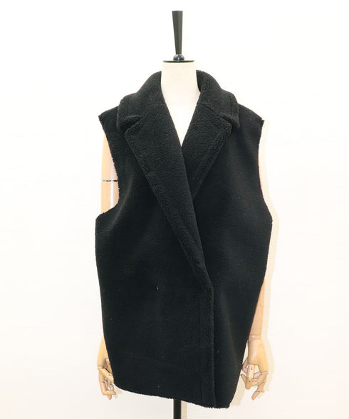 リバーシブル・フェイクムートンテーラードジレ