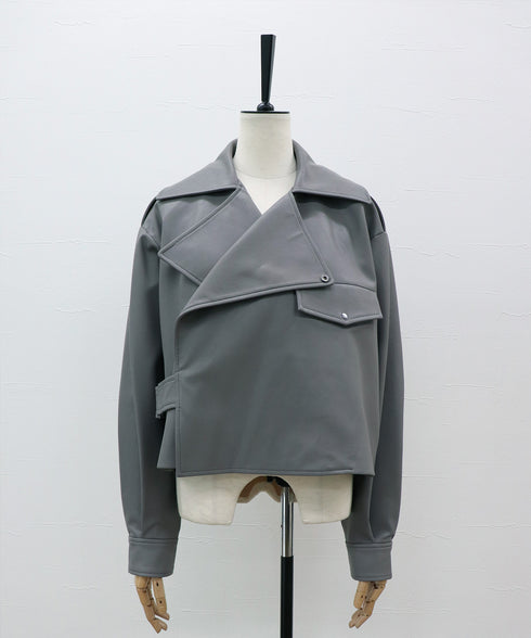 【10.9 InstaLIVE Pickup】マットレザー・ライダースブルゾン