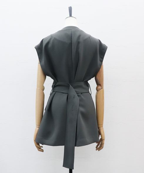 ダブルエアーベルテッドジレ