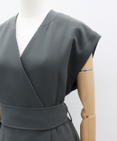 ダブルエアーベルテッドジレ