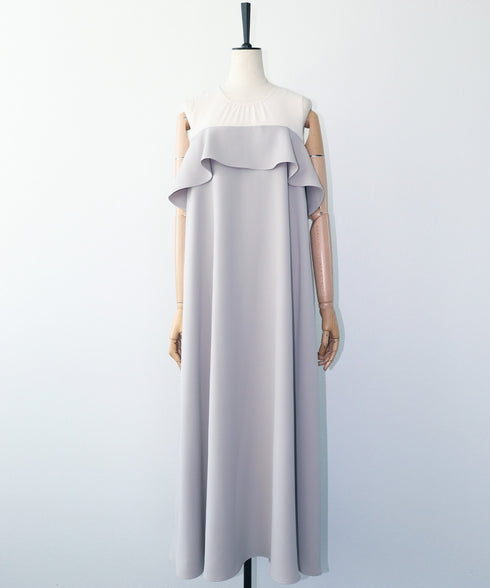 ドッキングフリルワンピース