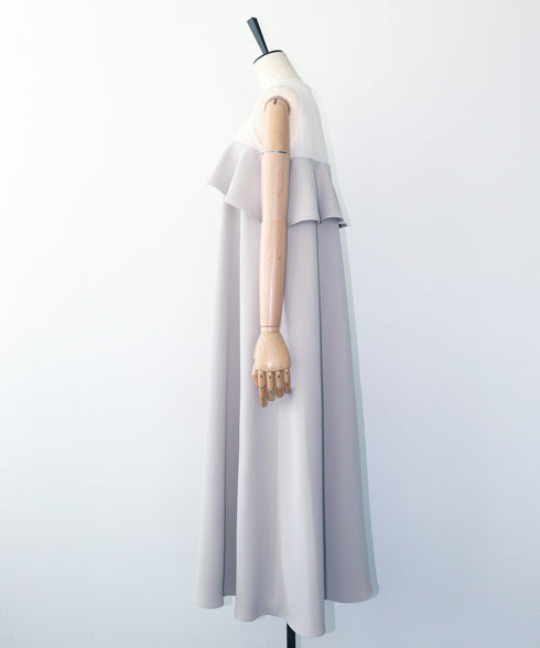 ドッキングフリルワンピース