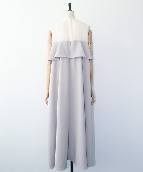 ドッキングフリルワンピース