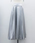 サテンフレアーバルーンスカート