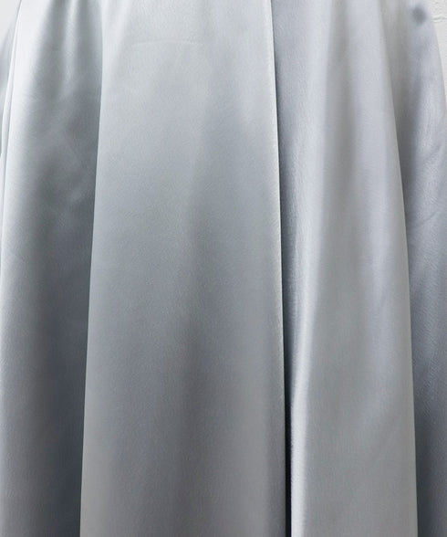 サテンフレアーバルーンスカート