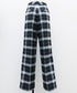 オンブレチェック・ラインパンツ