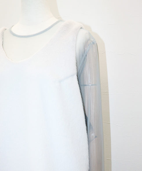 エコファータンク・シアーカットソーアンサンブル