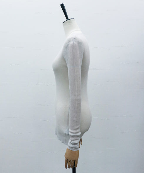 シアーレイヤードニット