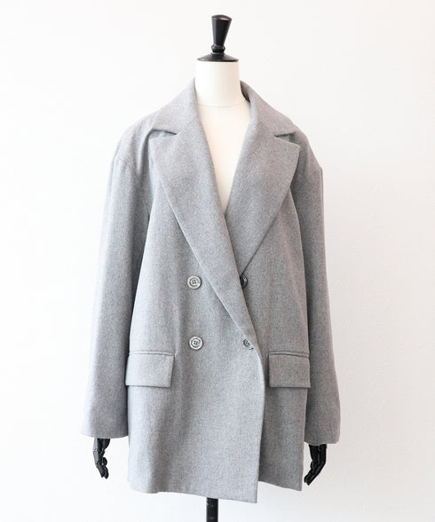 ウールフラノ リバーシブルジャケット