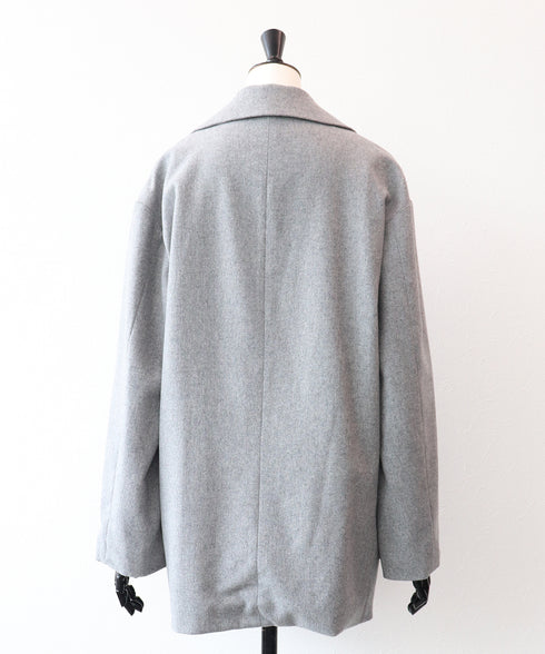 ウールフラノ リバーシブルジャケット
