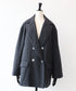 ウールフラノ リバーシブルジャケット