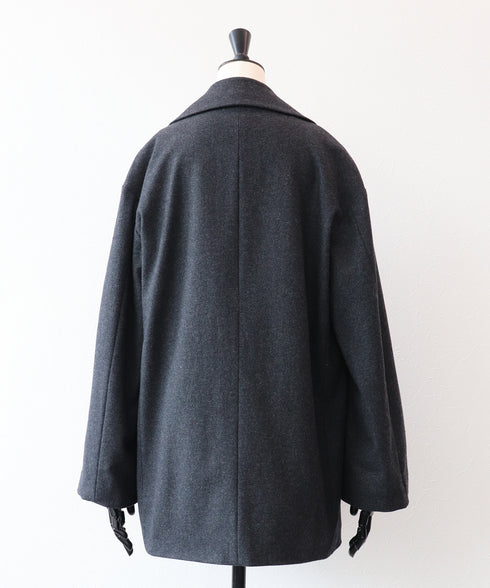 ウールフラノ リバーシブルジャケット