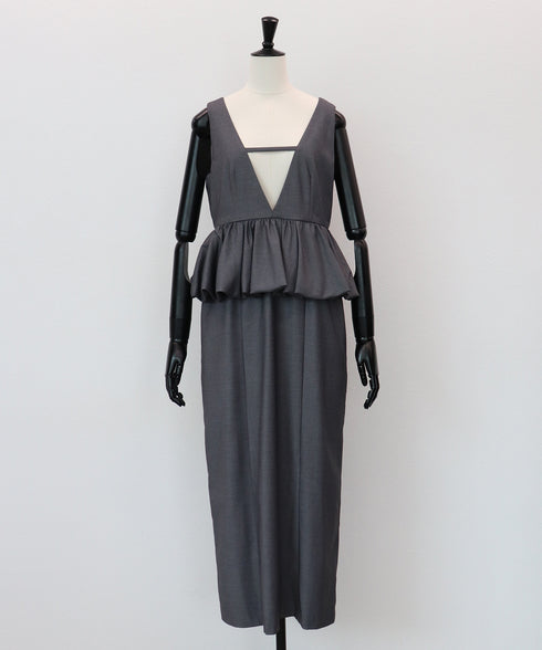 バルーンペプラム・ジャンパースカート