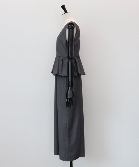 バルーンペプラム・ジャンパースカート