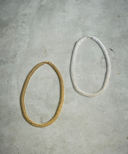 メタルメッシュネックレス