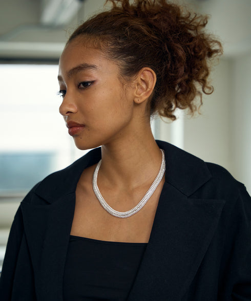 メタルメッシュネックレス