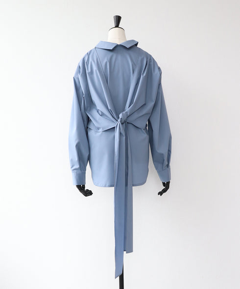 前後2WAYリボンシャツ