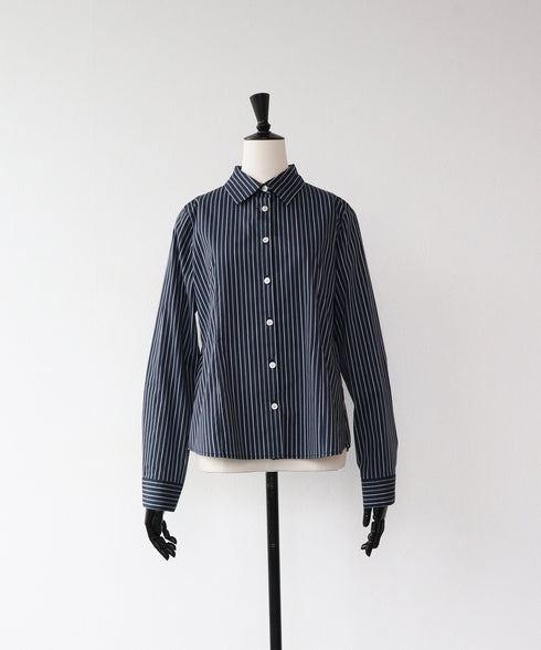 ストライプフィットシャツ