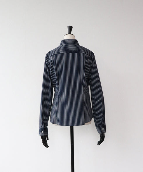 ストライプフィットシャツ