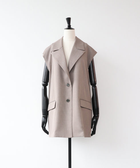 【2025.11 NEW IN】カットオフテーラードジレ