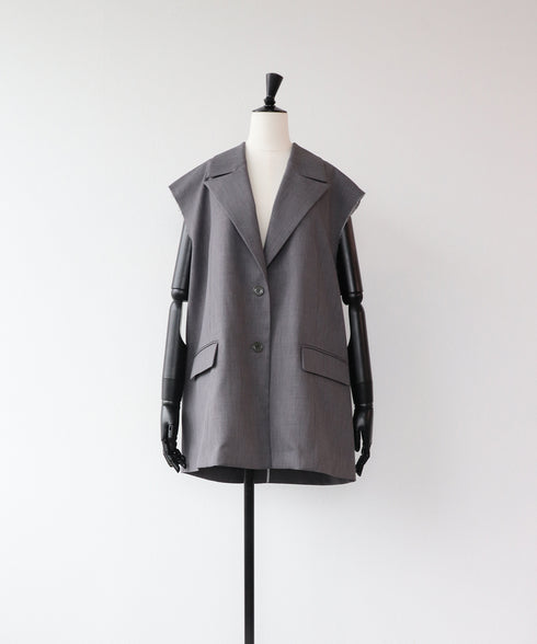 【2025.11 NEW IN】カットオフテーラードジレ