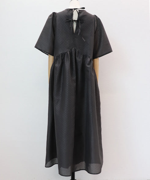 ポルカドット・ボリュームギャザーワンピース
