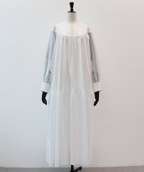 オーガニックコットン・ティアードワンピース