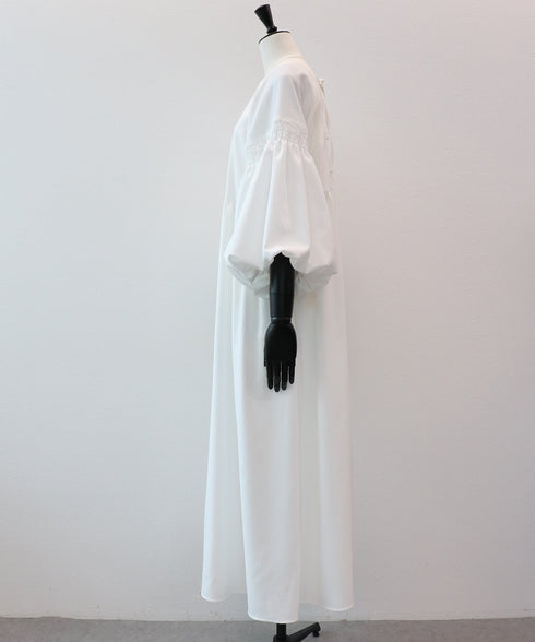 【新色追加】ランタンスリーブ・ティアードワンピース