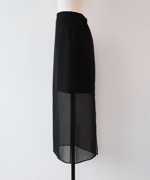 シアーレイヤードスカート