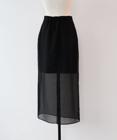 シアーレイヤードスカート